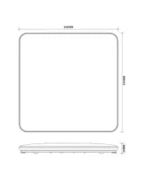 Світильник стельовий Zuma Line 5905316644021 Omar LED 1x50W 4000K 3500Lm IP20 хром - мініатюра 2