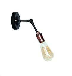 Бра настенное Levistella 752WF1705-1 E27 черный металл с медным патроном