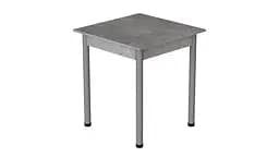 Стіл кухонний Ferrum-decor Агата 75x80x80 Сірий ДСП Бетон 16мм (FRD-105559)