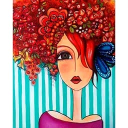 Алмазна мозаїка Santi Руда красуня, 40х50 см (954339)