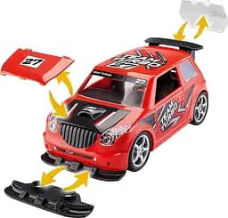 Конструктор Revel машинка Rallye Car with Pullback Motor червоний 00910 - мініатюра 3
