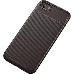 Чохол-накладка Toto TPU Carbon Fiber 1.5 mm Case Apple iPhone 7/8/SE 2020 Coffee - мініатюра 2