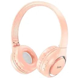 Беспроводные Bluetooth наушники Hoco W41 розовый