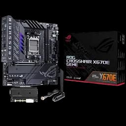 Материнська плата Asus X670E ROG Crosshair GENE Socket AM5 (ROG CROSSHAIR X670E GENE) Б/В
