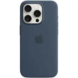 Чохол Apple iPhone 15 Pro SilIcone Case with MagSafe - Storm Blue (MT1D3)