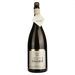 Вино ігристе Shabo, біле, екстра-брют, 10,5-13,5%, 1,5 л