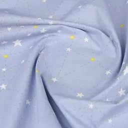 Комплект постільної білизни Cosas Galaxy Євро небесний (StarrySkyBlue_El160-01White_200) - мініатюра 9