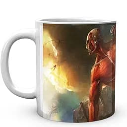 Кружка GeekLand Attack on Titan Атака Титанов Колоссальный титан AOT 002.06 330 мл белая