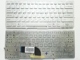 Клавіатура для ноутбуків Sony Vaio VPC-SD, VPC-SB Series клавіатура срібляста без рамки, під підсвічування