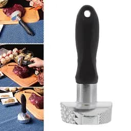 Молоток для відбивання м'яса алюмінієвий з силіконовою ручкою 16.5 см, Kitchen Master 85429