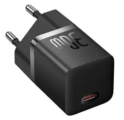 Зарядний пристрій адаптер Baseus GaN5 30 W (CCGN070401) 1Type-C чорний - мініатюра 4