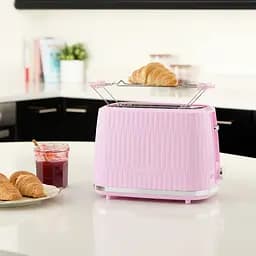 Тостер Eden 800Вт, пластик, підігрів, разморозка, малиновий Russell Hobbs kuh0014916 - мініатюра 8