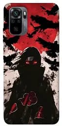 Чохол Demsky Itachi black ravens для Xiaomi Redmi Note 10 / Note 10s