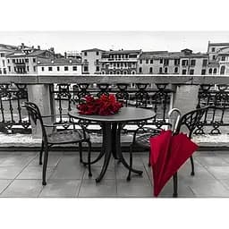 Алмазна мозаїка Josef Otten Столик на двох GL73135 зі стразами на підрамнику 40х50 см (1231649001)