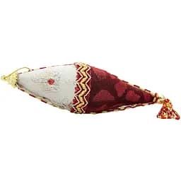 Ялинкова іграшка м'яка Jin Yu Long Craft Factory 10 см з бісером в асортименті (430246-1)