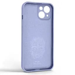 Силиконовый чехол для Apple iPhone 14, Icon Ring, фиолетовый, панель-накладка, с кольцом-подставкой на 360°, противоударный, возможность использования магнитных держателей, ArmorStandart (ARM68693) - мініатюра 2