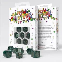 Набір кубиків Q-Workshop Happy Birthday Dice Set: Balloons (7 шт.) (RHPB02)