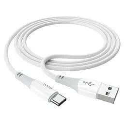Кабель Hoco X70 Pisces Cable USB to Type-C 3A 1m White