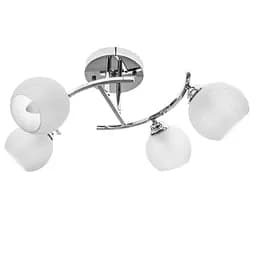 Люстра потолочная Brille в спальню E27 60W CH (LK-625C/4)