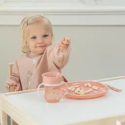 Слинявчик Chicco Pink з рукавами 6 м+ (16302.15) - мініатюра 2