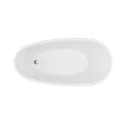 Ванна акрилова Radaway Carolina 150х73 окремостояча з ніжками + сифон (WA1-53-150x073U) - мініатюра 2
