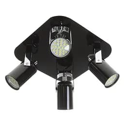 Светильник Brille настенный-потолочный спот поворотный накладной HTL-172/4 GU10 BK