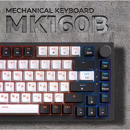 Клавіатура GamePro Red з Hot-Swap RGB Black дротова механічна (MK160B) - мініатюра 20