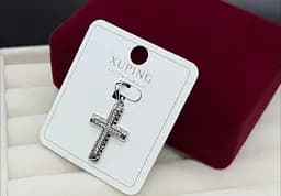 Хрестик універсальний Xuping медичне золото біжутерія хрест-підвіска прикраса на ланцюжок гіпоалергенний