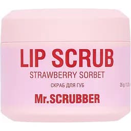 Cкраб для губ Mr.Scrubber Lip Scrub Strawberry Sorbet з ароматом полуничного сорбету 35 г