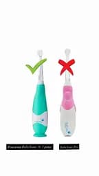 Змінні насадки до щітки Baby Sonic від 0 до 3 років Brush-baby 2 шт. - мініатюра 2