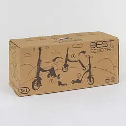 Самокат дитячий Best Scooter 72х22х75 см Жовтий 000231434 - мініатюра 6