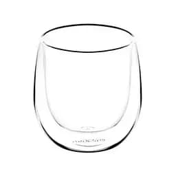 Набір чашок Ardesto з подвійними стінками для американо, 120 мл, прозоре скло (AR2612G)