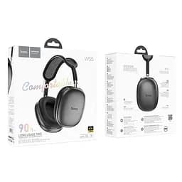 Бездротові навушники Hoco W55, накладні, BT5.0, AUX, 300mAh, 20h, deep space gray - мініатюра 3