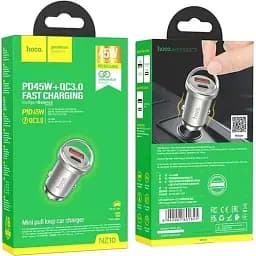 АЗУ HOCO NZ10 Handy PD45W+QC3.0 Silver 6942007601825 - мініатюра 6
