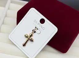 Жіночий хрестик Xuping медичне золото біжутерія під золото для жінок підвіска хрестик на шию