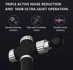 Перкусійний масажний пістолет Booster A2 Масажер тригерних точок Massage Gun - мініатюра 8