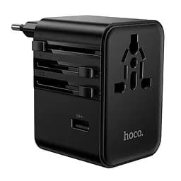 Адаптер сетевой HOCO Changer 5-port PD universal charger AC32 2USB/3TypeC, PD/QC, 45W/3A|