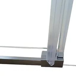 Душова кабіна без піддону Koer SR SC03-90x90x200-TR-07 прозоре скло Easy Clean 6 мм, graphite KR5359, Універсальна, прозорий, графіт - мініатюра 8