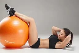 М'яч для фітнесу (фітбол) Power System PS-4012 Ø65 cm PRO Gymball Orange (PS-4012_65cm_Orange) - мініатюра 7