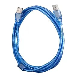 Кабель USB Male to USB Male 2.0 (AM to AM) 2 m Blue