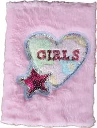 Блокнот Серце-Girls, А5, 80 аркушів, клітинка, м’яка обкладинка (В асортименті)