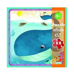 Пазлы В океане. Кит LO1 G-Toys 12 элементов (4824687638358)