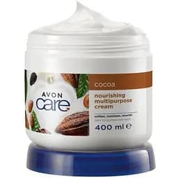 Живильний мультифункціональний крем для обличчя рук та тіла Avon з маслом какао 400 мл