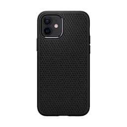 Чехол Spigen Liquid Air для iPhone 12 Pro/12 Matte Black (ACS01701) + защитное стекло - мініатюра 3