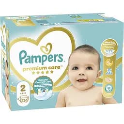 Уцінка. Підгузки Pampers Premium Care 2 (4-8 кг) 136 шт.  - мініатюра 2