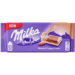 Шоколад Мilka молочний з кремово-мигдалевою начинкою 90 г (813650)