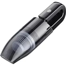 Портативный автомобильный пылесос Grikey Mini 2 для сухой и влажной уборки с насадками 2000 mAh 120W Черный