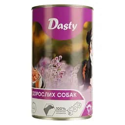 Уцінка. Вологий корм для собак Dasty з яловичиною 1240 г   - мініатюра 3