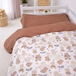 Простирадло MirSon бязь Kids Time Tiny Teddy 220x240 см (2200012569122)
