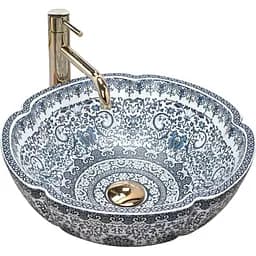 Умивальник Rea Vivien накладний REA-U5666, Синий